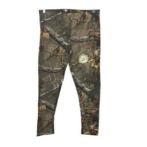 Realtree Xtra Camouflage Leggings Womens Medium Brown Green New
